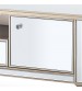 Antique TV Cabinet MDF Construction Wooden Legs Gold Colour Storage Space